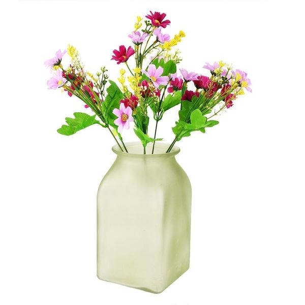 

decorative flowers & wreaths 7pcs/bunch 30cm silk artificial for wedding home decoration 28 heads fake daisy flower plants grass bedroom