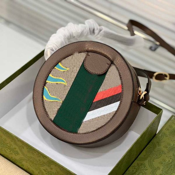 

classic fashion round cake messenger bag luxury designer metal chain color splicing retro women handbag