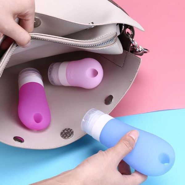 

38ml/60ml portable travel cosmetic bottle press spray squeeze containers empty transparent sub storage bottles & jars
