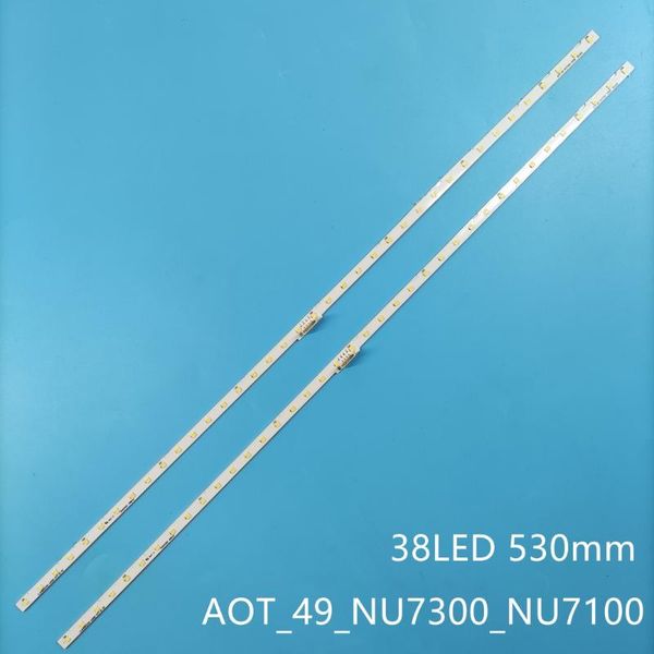 

backlight strip(2)for samsung ue49ru7305k ue49nu7300u ue49nu7170u ue49nu7670u un49nu7100ag un49nu7100g un49nu7300 un49nu7100 floodlights