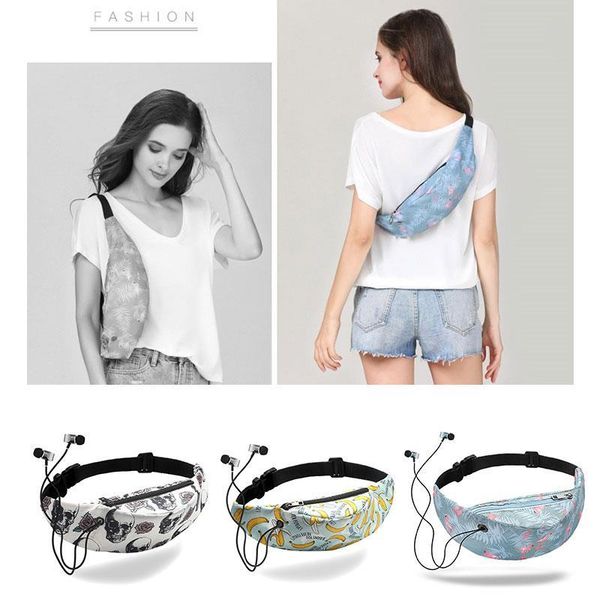 

outdoor bags waist polyester fiber earphone hole fashion camping tourism run mountaineering money 3 color running bag