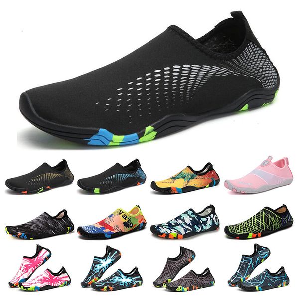 

mens swimming diving outdoor beach shoes soft-soled creek sneakers black pink barefoot skin snorkeling wading fitness men women sports train