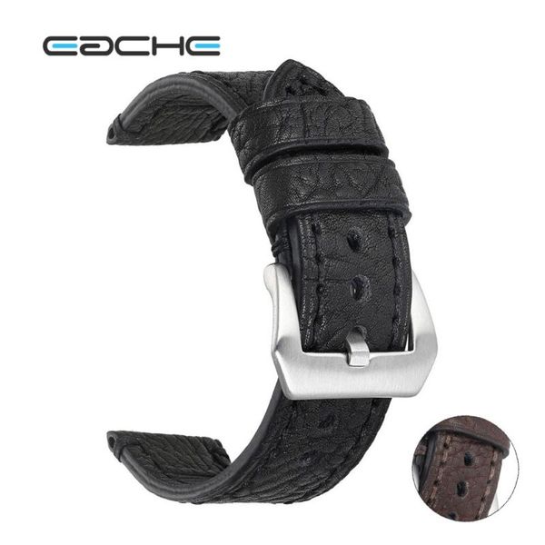 

watch bands tanned genuine leather band for man 20mm22mm 24mm, Black;brown