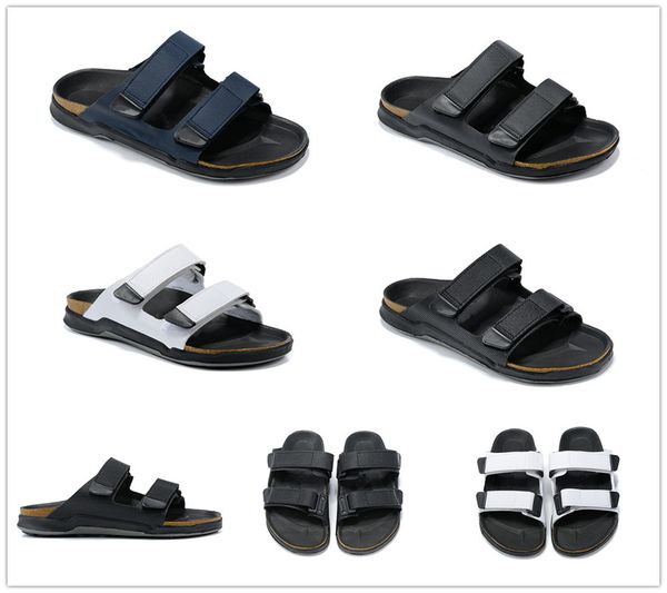 

style arizona men flat heel sandals women multaicolor summer casual comfortable breathableshoes buckle genuine leather, Black