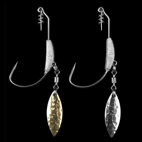 

3pcs/lot 3.5g/5.5g/7.2g lead head hook lure fishing soft lures anti-hanging jig fishhooks for sea bass hooks