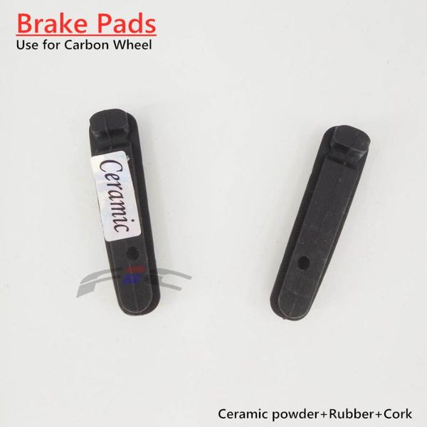 

bike brakes fic ceramic powder brake pads rubber cork braking shoes for carbon rim using shi mano v road wheelset