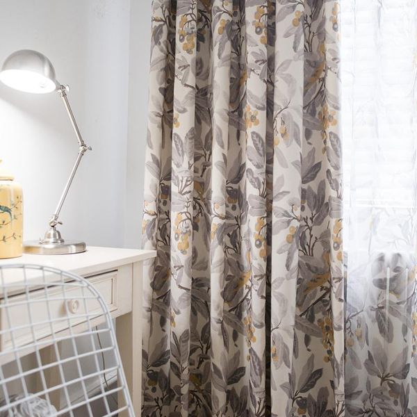 

curtain & drapes modern and simple curtains for living room bedroom flower patterns printed fabric sheer tulle blackout
