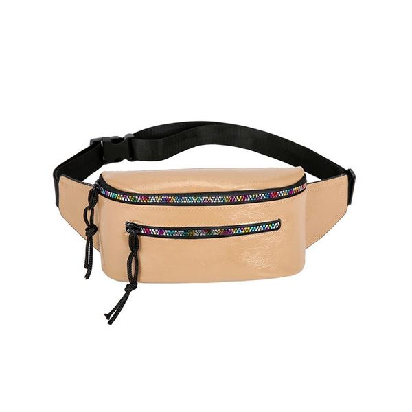 

waist bags foreign style solid color casual wild crossbody bag fashion ladies shoulder chest storage