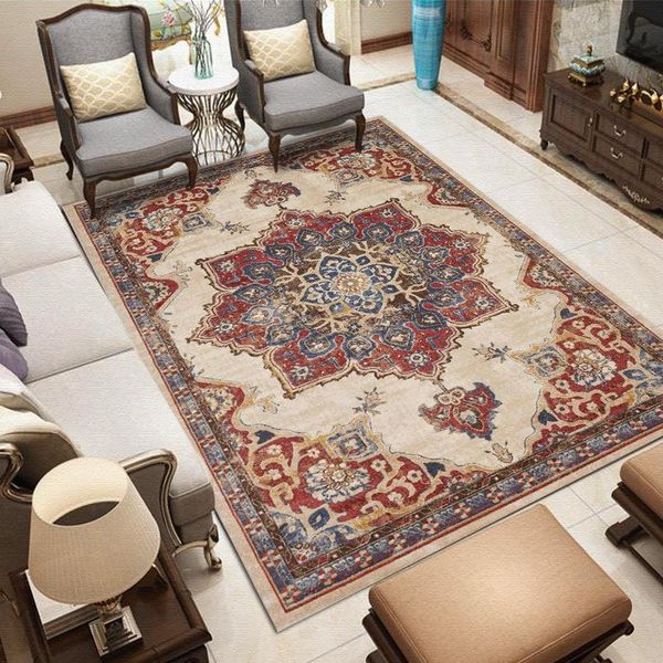 

carpets european and american style printed carpet living room bedroom washable