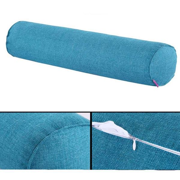 

pillow home bedroom bedding backrest lumbar long round body cushion pad rectangle sleep nap