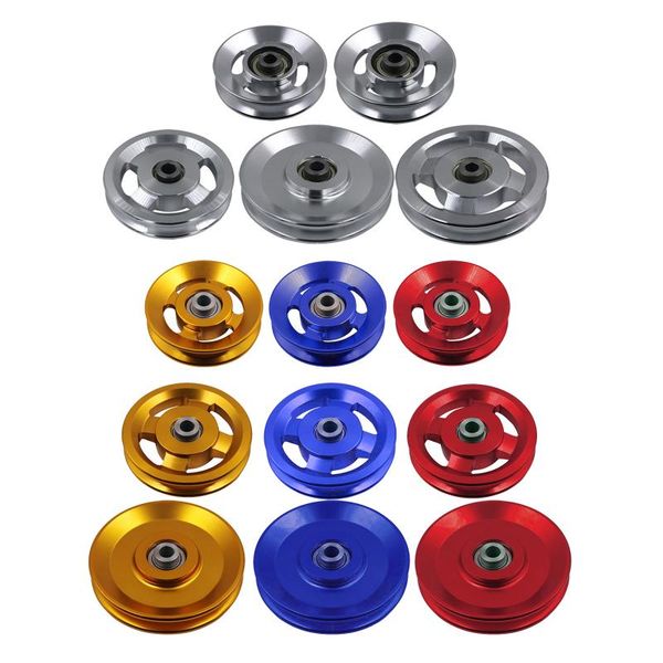 

accessories universal aluminium alloy wearproof bearing pulley wheel cable machine gym fitness equipment accessory parts