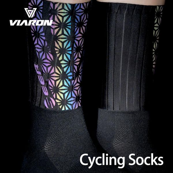 

sports socks cycling professional biking anti-slip breathable sock outdoor racing running wicking women men for 37-44, Black