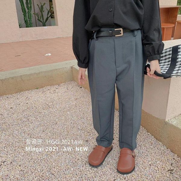 

trousers 2021 girls boys pants fashion autumn kids 3-8 years d, Blue