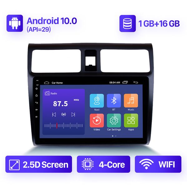 

android car dvd player gps navigation radio for 2005-2010 suzuki swift 10.1 inch head unit support dvr