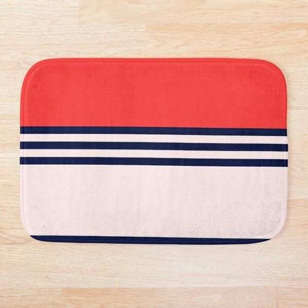 

bath mats red retro striped mat set anti-slip bathroom carpet shower absorbent toilet rug foot