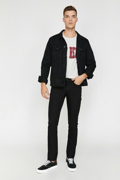 

brad black men jean men's jeans 2021, Blue