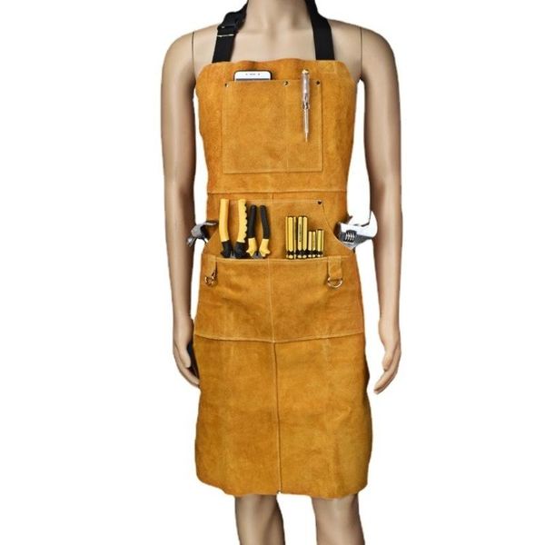 

aprons garden gardening work apron tools storage art cowhide surround skirt