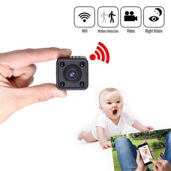 

wifi ip mini camera wireless 720p hd infrared micro ir night vision body magnetic motion detection surveillance cam cameras