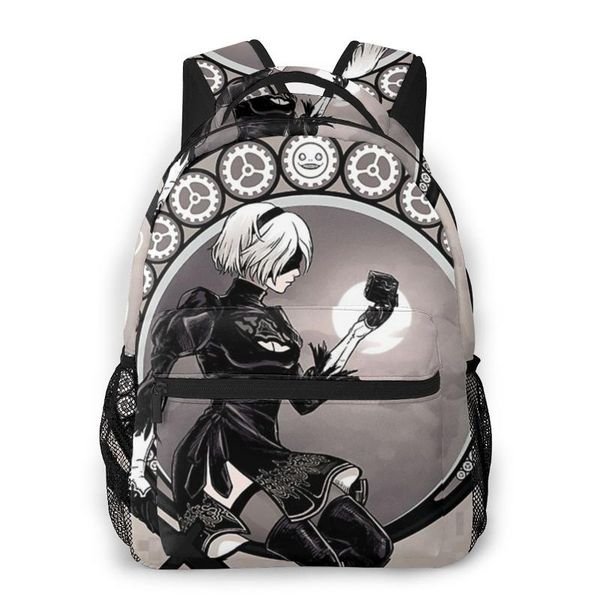 

backpack weight of the world cute knapsack for men women nier automata books female school 2021