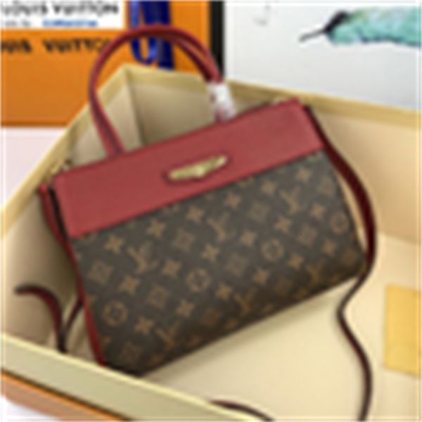 

designer luxury m550176 combination color handbag red women handbags iconic bags handles shoulder bags totes cross body bag brand clutch