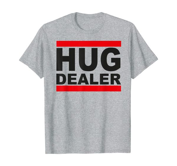

international hug day - hug dealer t-shirt, White;black
