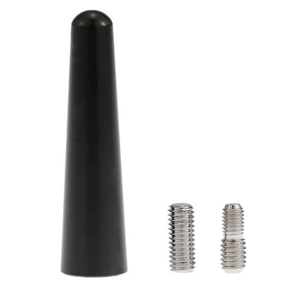 

universal car radio antenna short aerial antenna 2.2 inch am/fm radio modified antenna aluminum alloy with screws antena coche