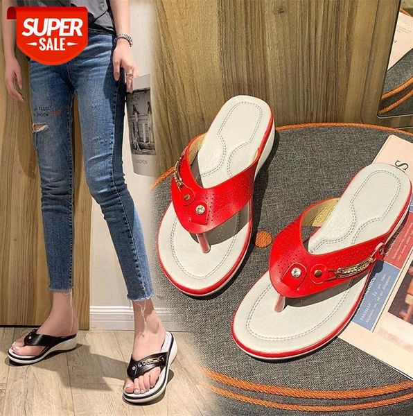 

sandals women metal buckle beach net red wedge heel casual #zu3x, Black