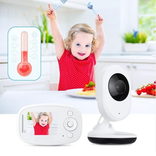 

babykam vigilabebes baby monitor 2.4 inch ir night light vision intercom lullabies temperature camara vigila bebes monitors
