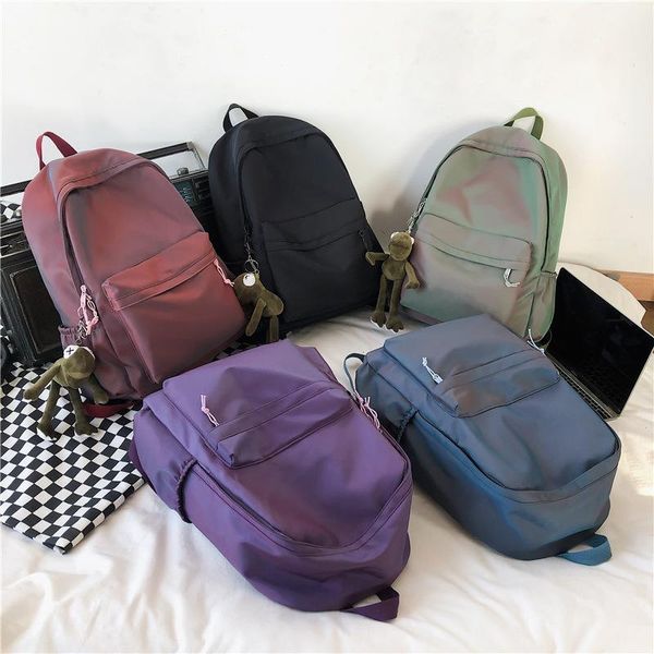 

backpack street shooting cool shoulder bag men's simple campus computer college student leisure travel school