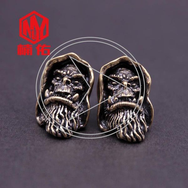 

tools brass cloak beastman paracord knife beads outdoor sccessories jewelry gadgets