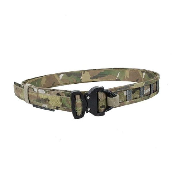

waist support 1.75 inch tactical belt imported tegris material, Black;gray