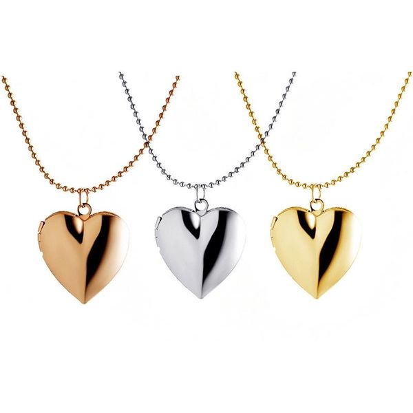 

pendant necklaces 3pcs/lot alloy rhinestone heart floating locket necklace for women jewelry,birthday gift,mdnen, Silver