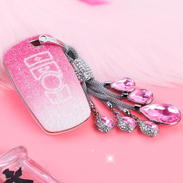 

car key shell case with keyring ring chain buckle keychain for f07 f10 f11 f20 f25 f26 f30 keychains, Silver