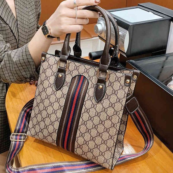 

old flower handbag new fashion large capacity women's bag versatile tote single shoulder messenger large bag