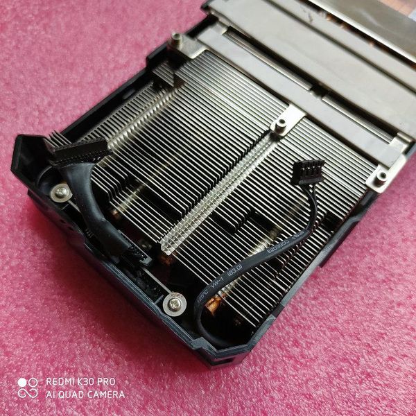 

fans & coolings original for gigabyte gv-n208twf30c-11gc graphics video card cooler with backplate pitch 70*70mm used