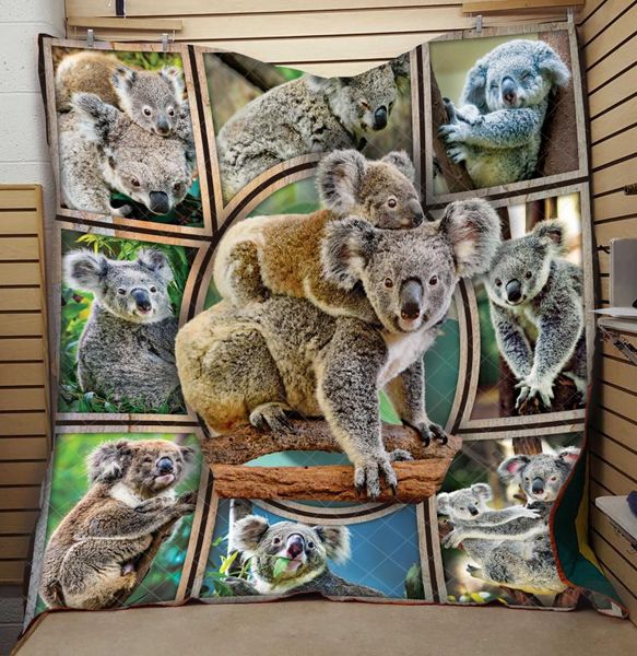 

comforters & sets drop 3d koala quilt high end lifelike fashionable kids school adults bed summer cool comfortable s