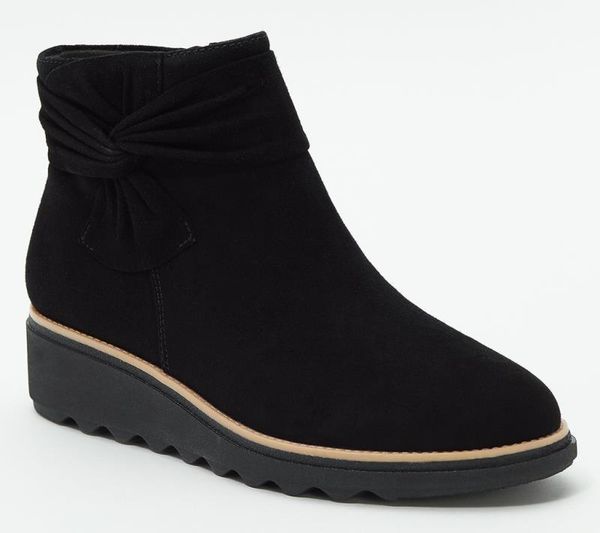 

boots 2021 fashion women winter wedges quality short comfort, Black