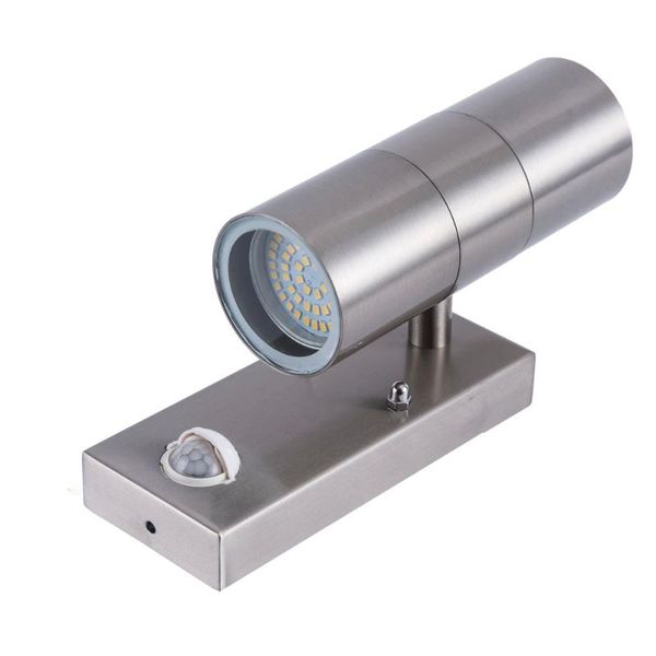 

wall lamp auto on off ir sensor led porch light up and down induction corridor outdoor sconces lights for garden stairway