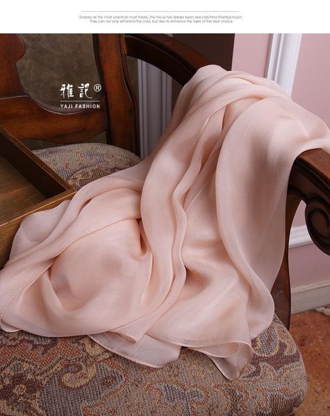 

light beige pure silk scarf ladies hangzhou all seasons women fashion 100% big large size 250cm scarves, Blue;gray
