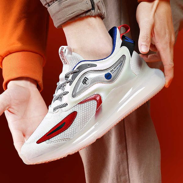 

mens running shoessmile to welcome summer new breathable flying sports men's youth running shock absorption reflective travel shoes tra