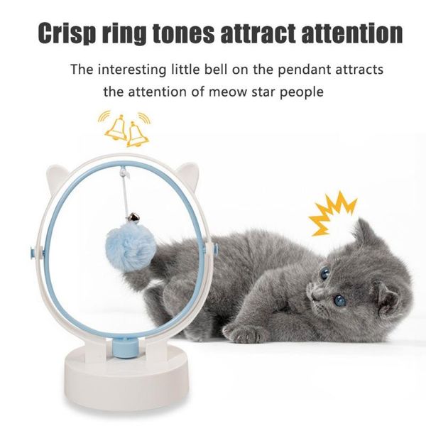 

cat toys electric with pluh ball eaking swinging smart doginteractive exercie training