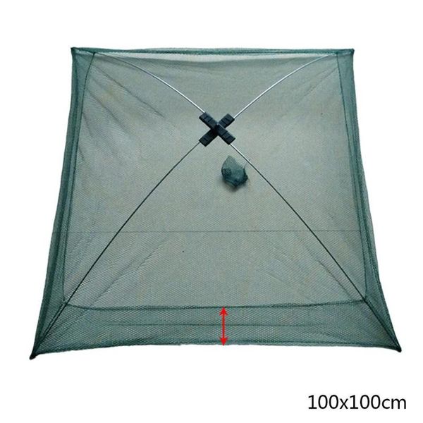 

fishing accessories durable sturdy folding net outdoor as picture tool