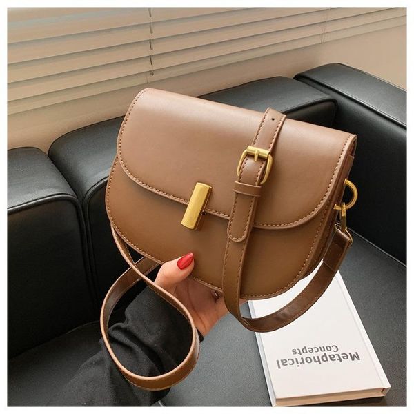 

evening bags 2021 shoulder bag retro leather handbags luxury designer women purses crossbody satchels messenger