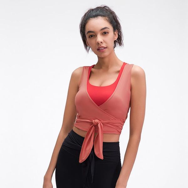 

yoga outfit women's tank workout sports wear for women gym t-shirt open back sport blouses woman fitness shirt female jersey