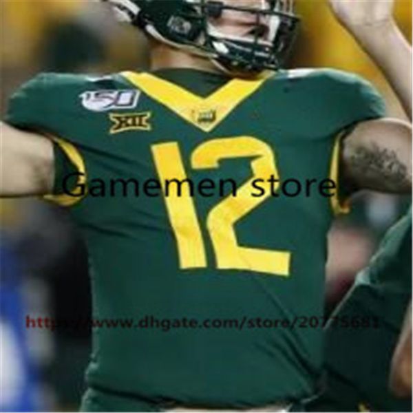 

college baylor bears football jersey denzel mims jamycal hasty john lovett gerry bohanon charlie brewer ii rj sneed mens women youth, Black