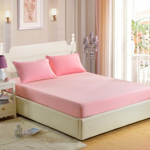 

sheets & sets fitted sheet pure color skin friendly multi size optional bed mattress covers quality assurance bedspread