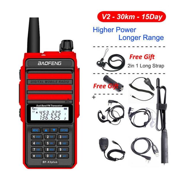 

walkie talkie baofeng 18w professional 128 channels vhf uhf dual band two way waterproof uv5r enhanced portable radio