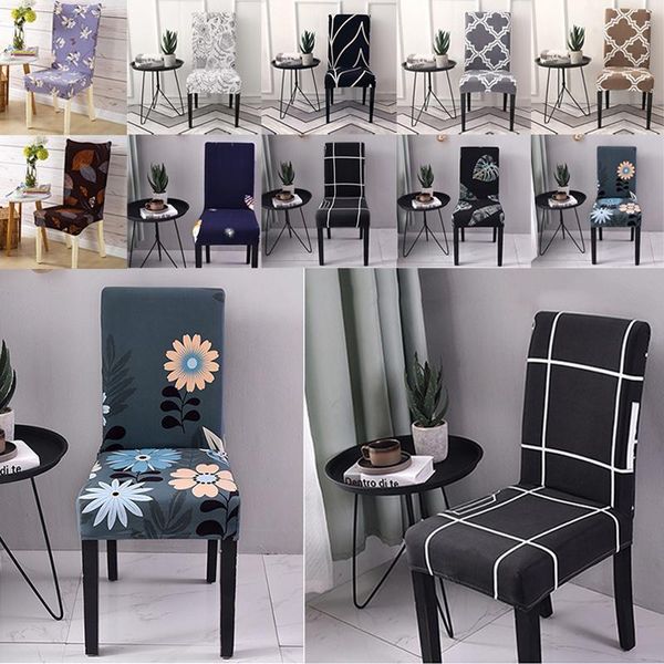 

floral printing chair cover spandex stretch elastic seat slipcovers for wedding dining room kitchen office el banquet covers