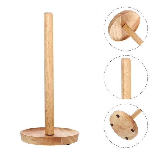 

toilet paper holders 1pc creative solid wood roll holder practical tissue reserve