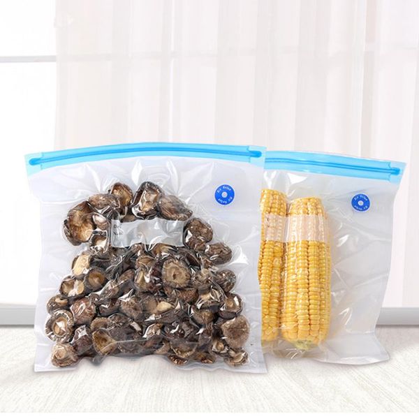 

hanging baskets kitchen vacuum machine 5 size bag transparent storage saving space seal bags pumping
